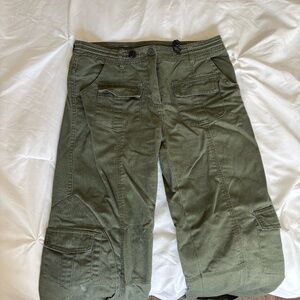 BRANDY MELVILLE GREEN KIM CARGO PANTS